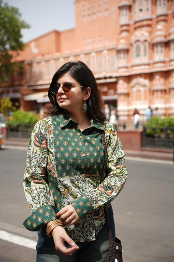Hawa Mahal Bloom Shirt