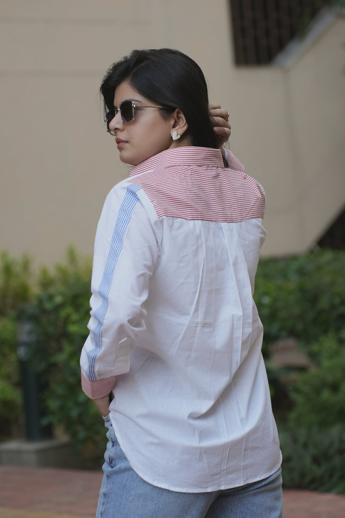 Classic Contrast Stripe Shirt