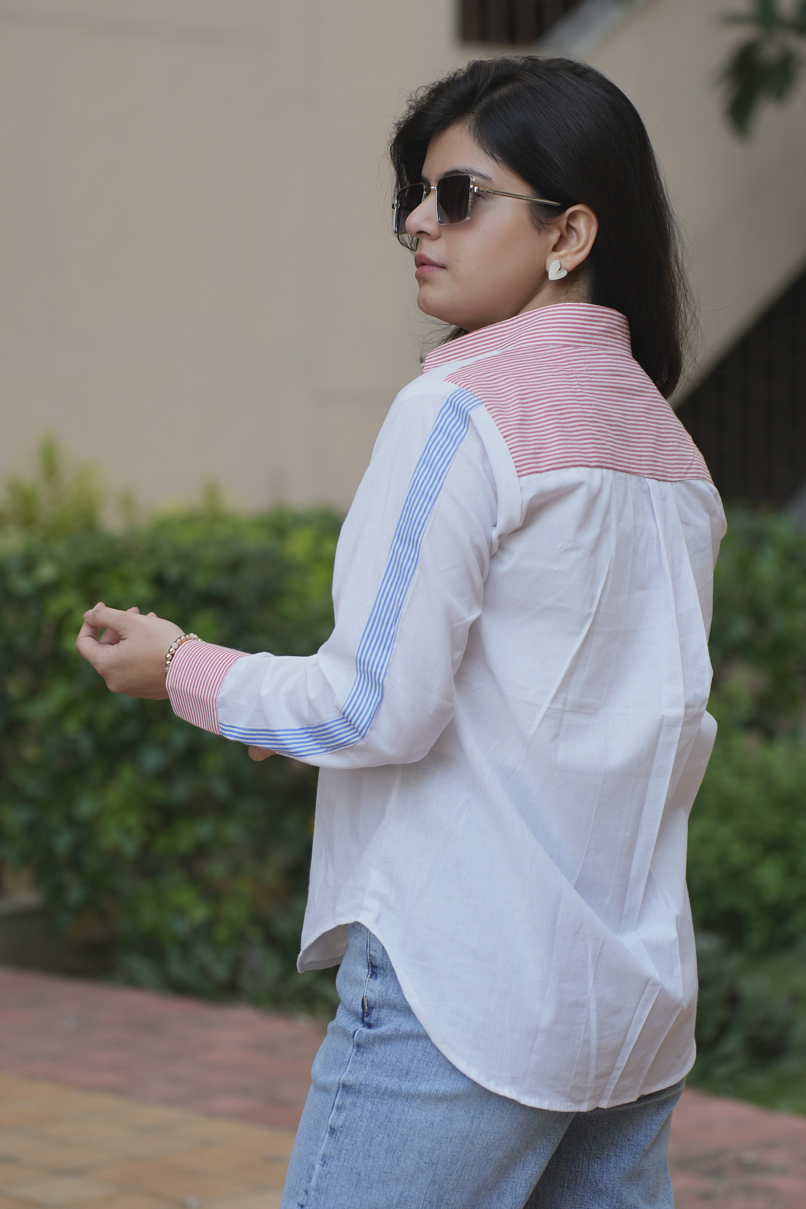 Classic Contrast Stripe Shirt