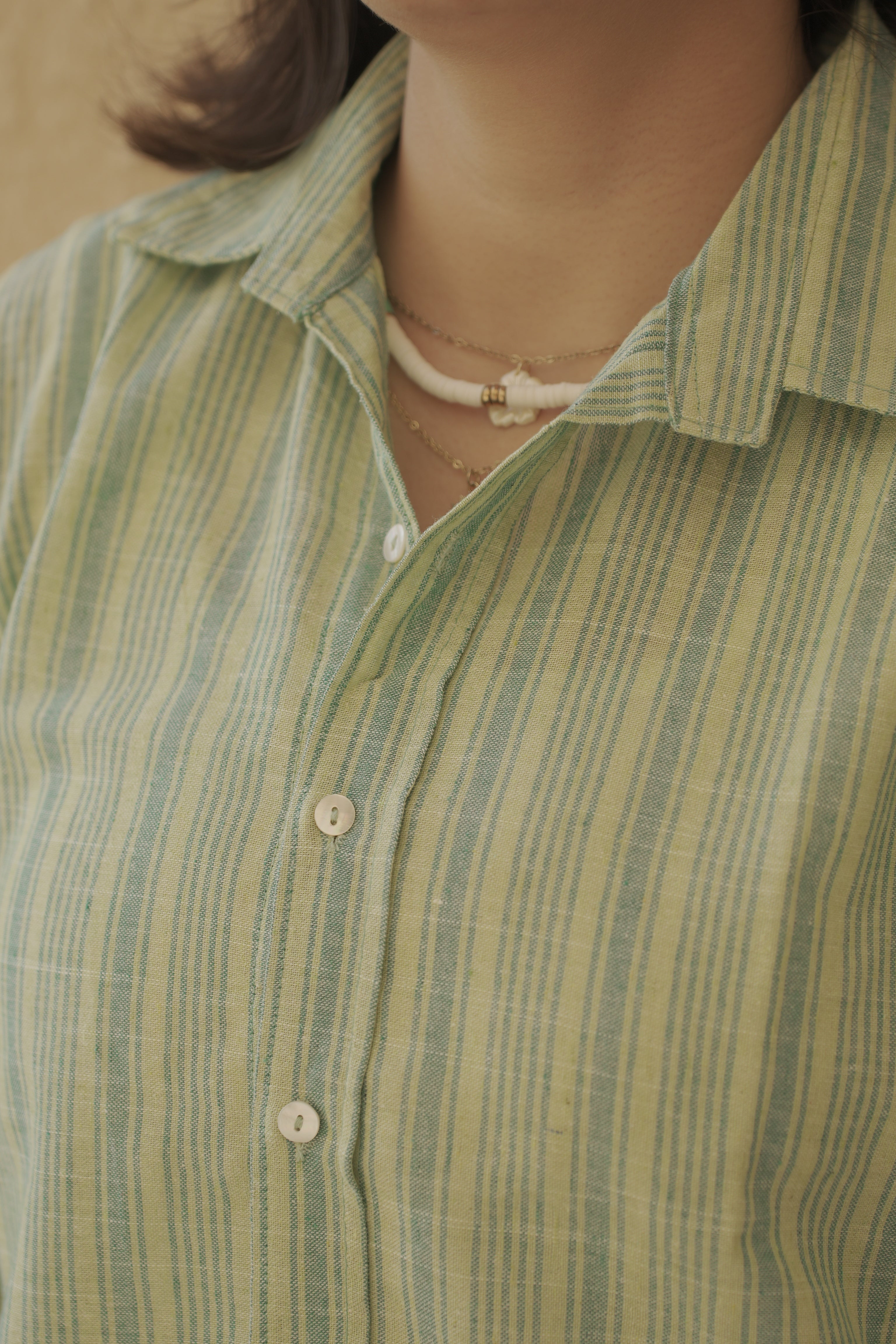 Sunset strip with sequence details fancy shirt