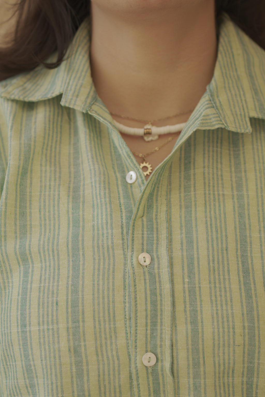 Sunset strip with sequence details fancy shirt