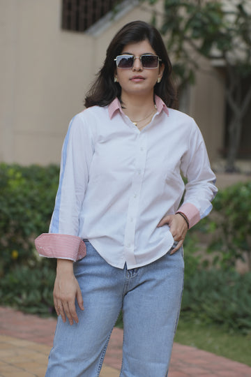 Classic Contrast Stripe Shirt