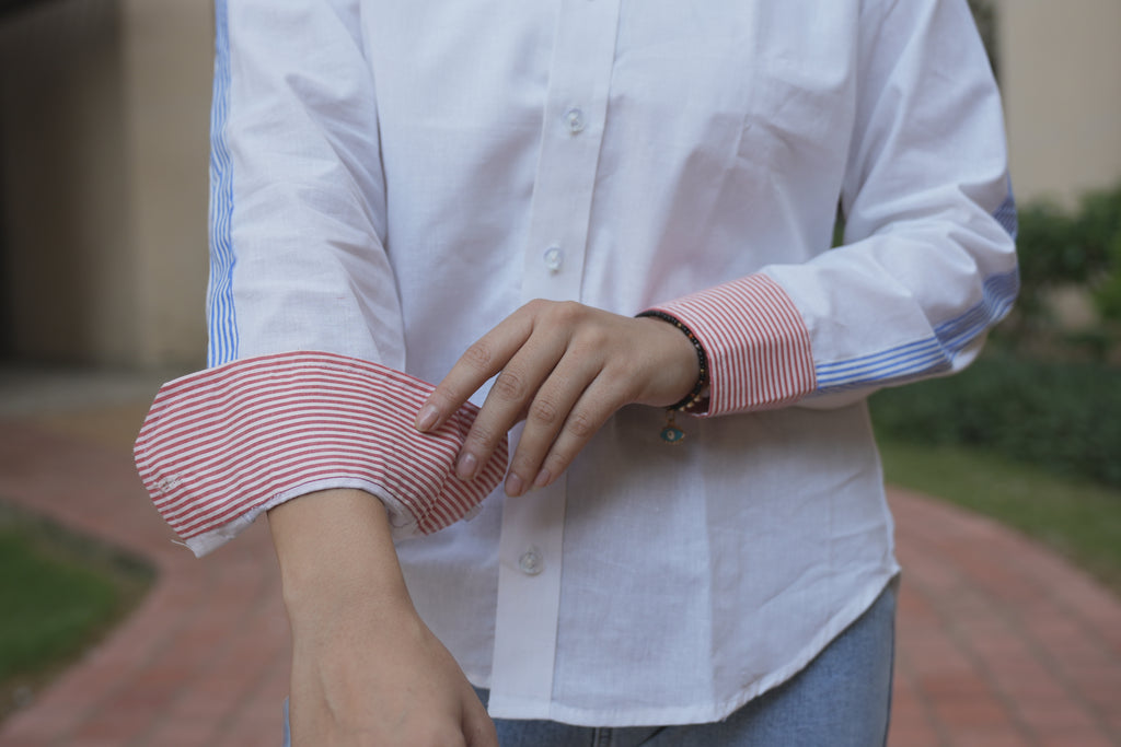 Classic Contrast Stripe Shirt